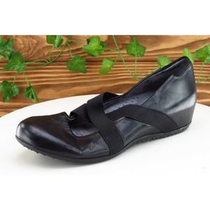 SoftWalk Size‎ 7.5 N Black Mary Jane Shoes Leather Women